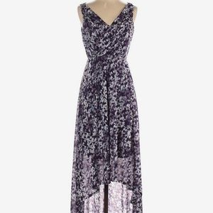 SimplyVera Vera Wang V-Neck Hi-Low Dress